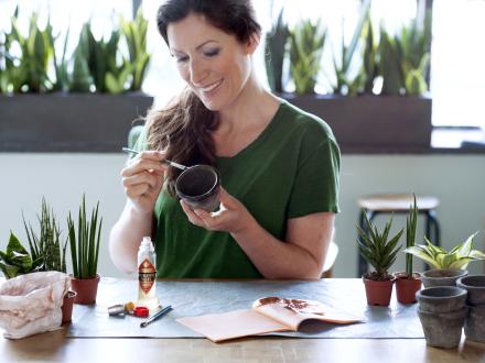 DIY-tip: Vrouwentong met glamourtintje Mooiwatplantendoen.nl