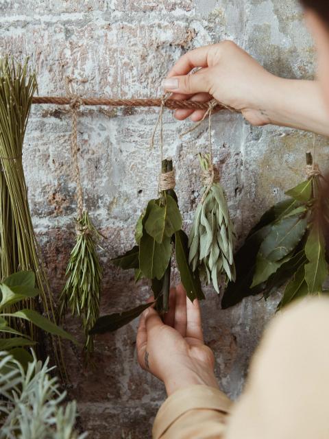 DIY: fragrant herb rack | funnyhowflowersdothat.co.uk