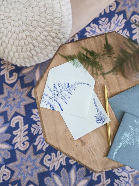 Stylish botanical envelopes Thejoyofplants.co.uk